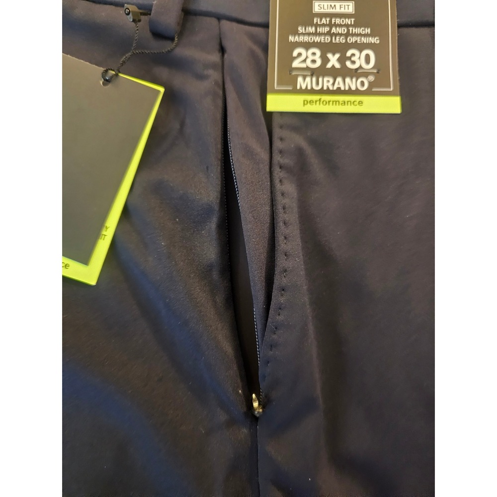 Murano Men's Black Dress Pants - Picture 3 of 6